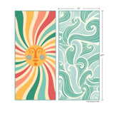 Sun And Sea Microfiber Beach and Pool Towel
