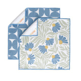 Blue Coneflower All Purpose Microfiber Towel Set