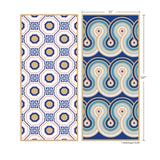Greek Key Tiles Microfiber Beach and Pool Towel