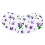2-in-1 Burp Cloth and Bib: Violet (Unisex)