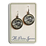 Alice in Wonderland Cheshire Cat Earrings