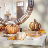 Woven Rattan Pumpkin Set