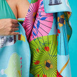 5 O'Clock Somewhere Microfiber Beach and Pool Towel