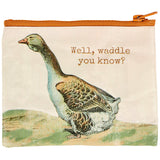 Well Waddle You Know Zipper Wallet