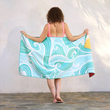 Sun And Sea Microfiber Beach and Pool Towel