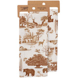 Cabin Toile Kitchen Towel