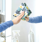 Colorful Leaves All Purpose Microfiber Towel Set