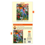 Tropical Vases Floral Still Life 1000 Piece Jigsaw Puzzle