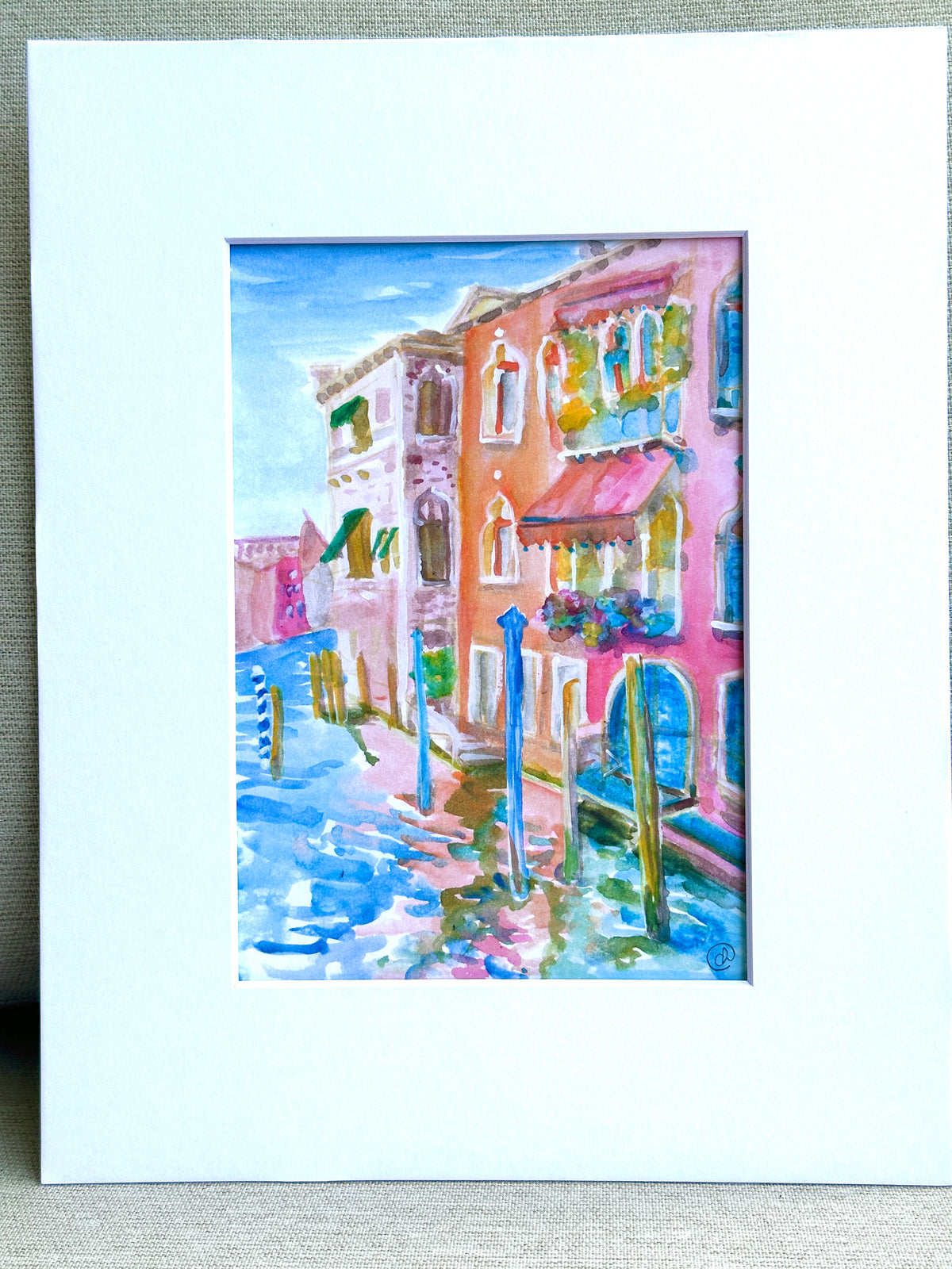 Watercolor Venice by Carrie Hannegan