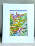Watercolor Chateau by Carrie Hannegan