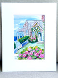 Watercolor Nantucket by Carrie Hannegan