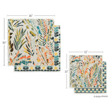 Colorful Leaves All Purpose Microfiber Towel Set