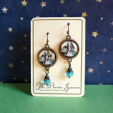 Alice in Wonderland "Drink Me" Victorian Earrings