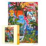 Tropical Vases Floral Still Life 1000 Piece Jigsaw Puzzle