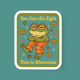 Time to Dissociate Retro Sticker