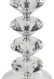 23" Genuine Crystal Table Lamp w/ Stacked Diamond Base (2PK)