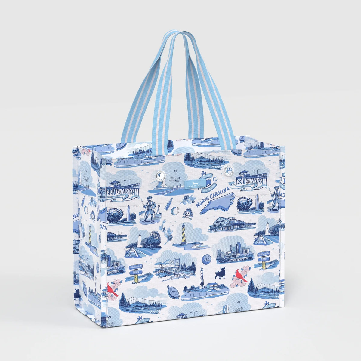 Scout North Carolina Toile LG Gift Bag