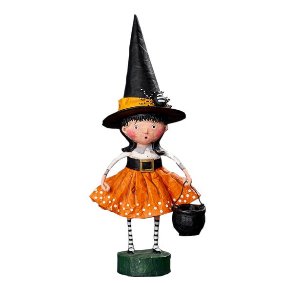 Spellbound Witch Halloween Trick or Treater by Lori Mitchell