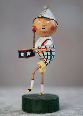 Patriotic Boy Lori Mitchell Figurine