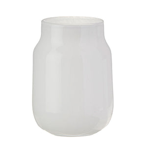 7.5” White Vase