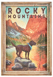 18” Dog National Parks Framed Wall Art – 2 Assorted - Sold Separately