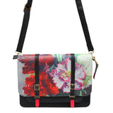 Framed Red Satchel Messenger Bag by House of Disaster