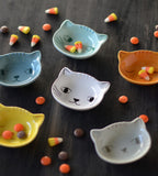 Purrfect Cat Head Pinch Bowls Set of 6