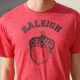 Men's Raleigh Acorn T-Shirt in Red House of Swank