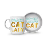 Crazy Cat Lady Ceramic Mug & Bowl Set