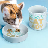 Crazy Cat Lady Ceramic Mug & Bowl Set