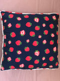 18" Strawberry Pillow by Raz Imports