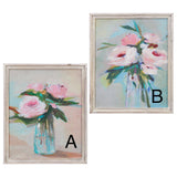 Rose Framed Wall Art 20” - 2 Assorted