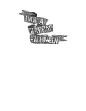 Halloween Greeting Card - Enchanted Delights Cupcake - "Have a Happy Halloween" Inside
