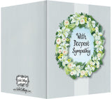 With Deepest Sympathy Greeting Card - Wishing You Peace...
