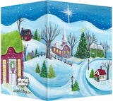 Sleepy Christmas Village - Merry Christmas & Happy New Year Greeting Card