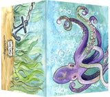 Watercolor Octopus - Blank Note Card