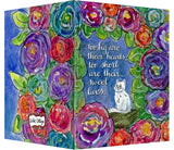 Sympathy Cat Greeting Card - Heartfelt Condolences