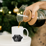 Peeking Lab 3 (Black) Mug