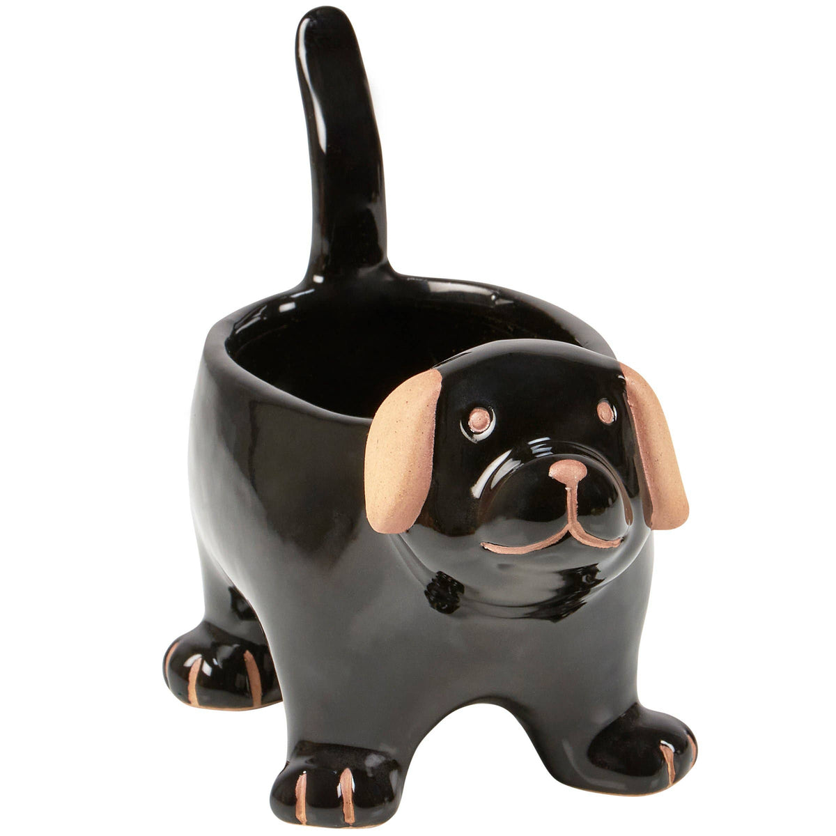 Black Dog Planter