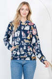 Cat Pullover Hoodie: XL