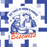 Cat Biscuits Sticker