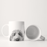 Peeking Doodle 4 (Goldendoodle) Mug