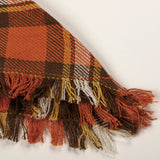 Fall Plaid Large Pet Bandana Set