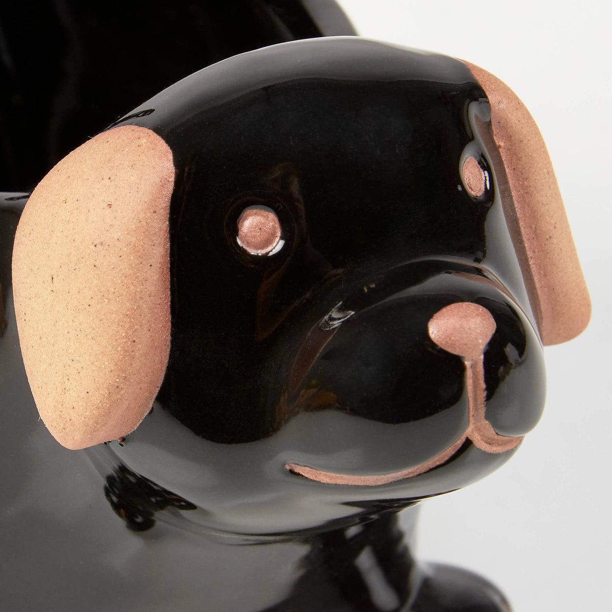 Black Dog Planter