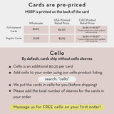 Sleeping Cat Peaceful Christmas Holiday Card