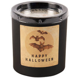 Happy Halloween Bats Candle