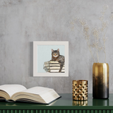 Cat on Books 2 Happy Square™
