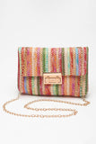 Bohemian Woven Gold Chain Shoulder Bag: As shown / Missy / Standard