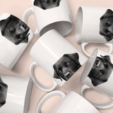 Peeking Lab 3 (Black) Mug