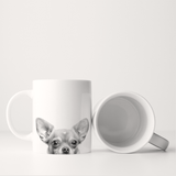 Peeking Chihuahua 1 Mug